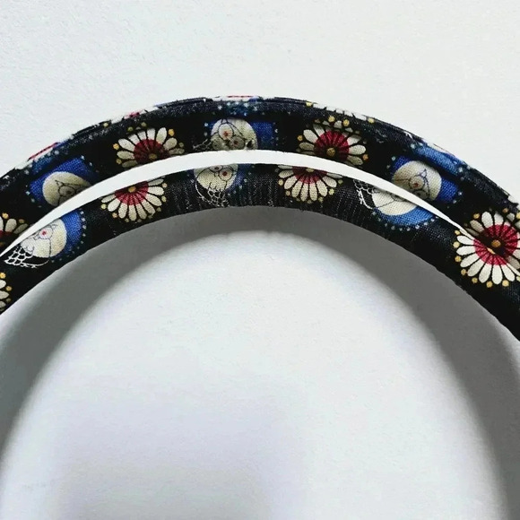 Vera Bradley retired owl print satchel 2 pc set wallet & bag - Picture 10 of 13